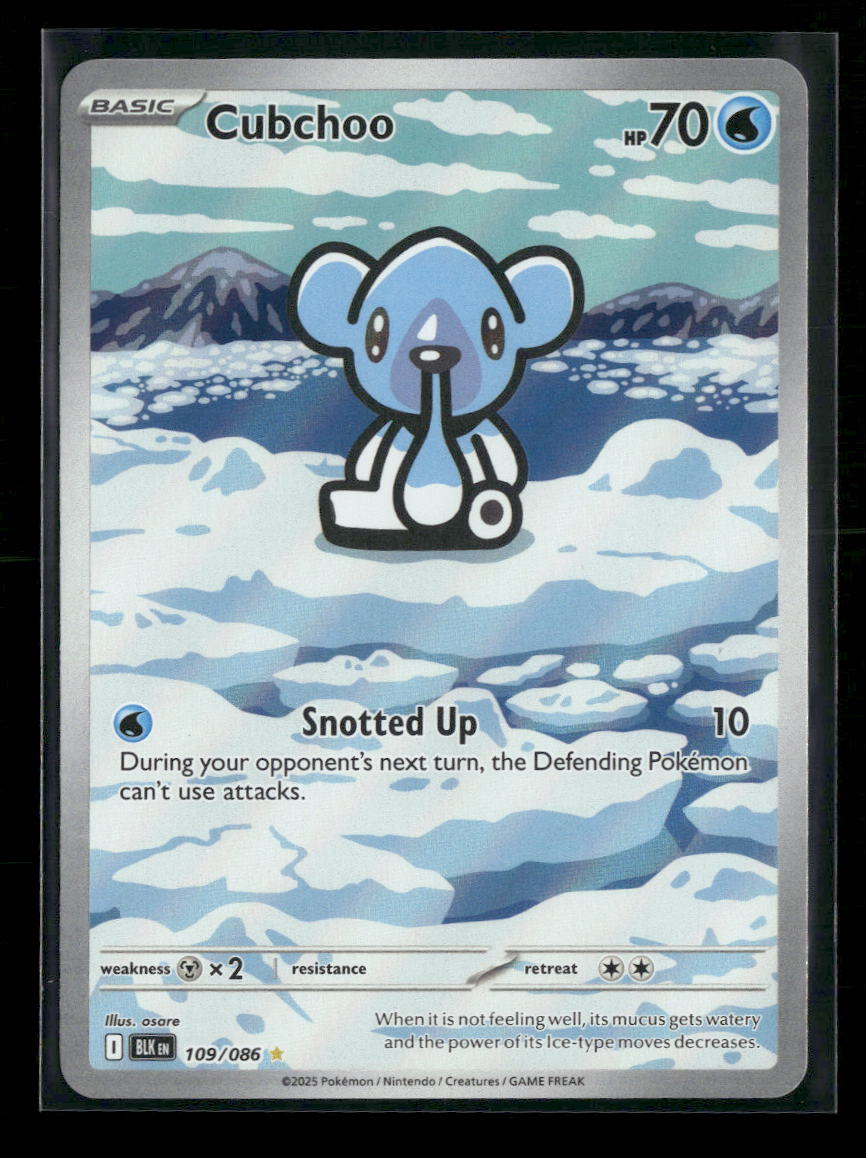 SV: Black Bolt Cubchoo #109/086