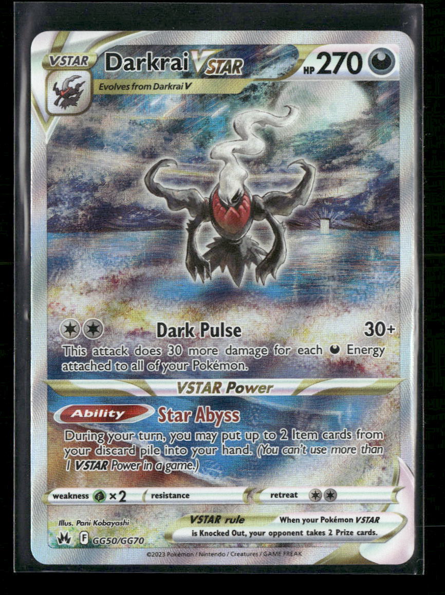 SWSH: Crown Zenith: Galarian Gallery Darkrai VSTAR #GG50/GG70