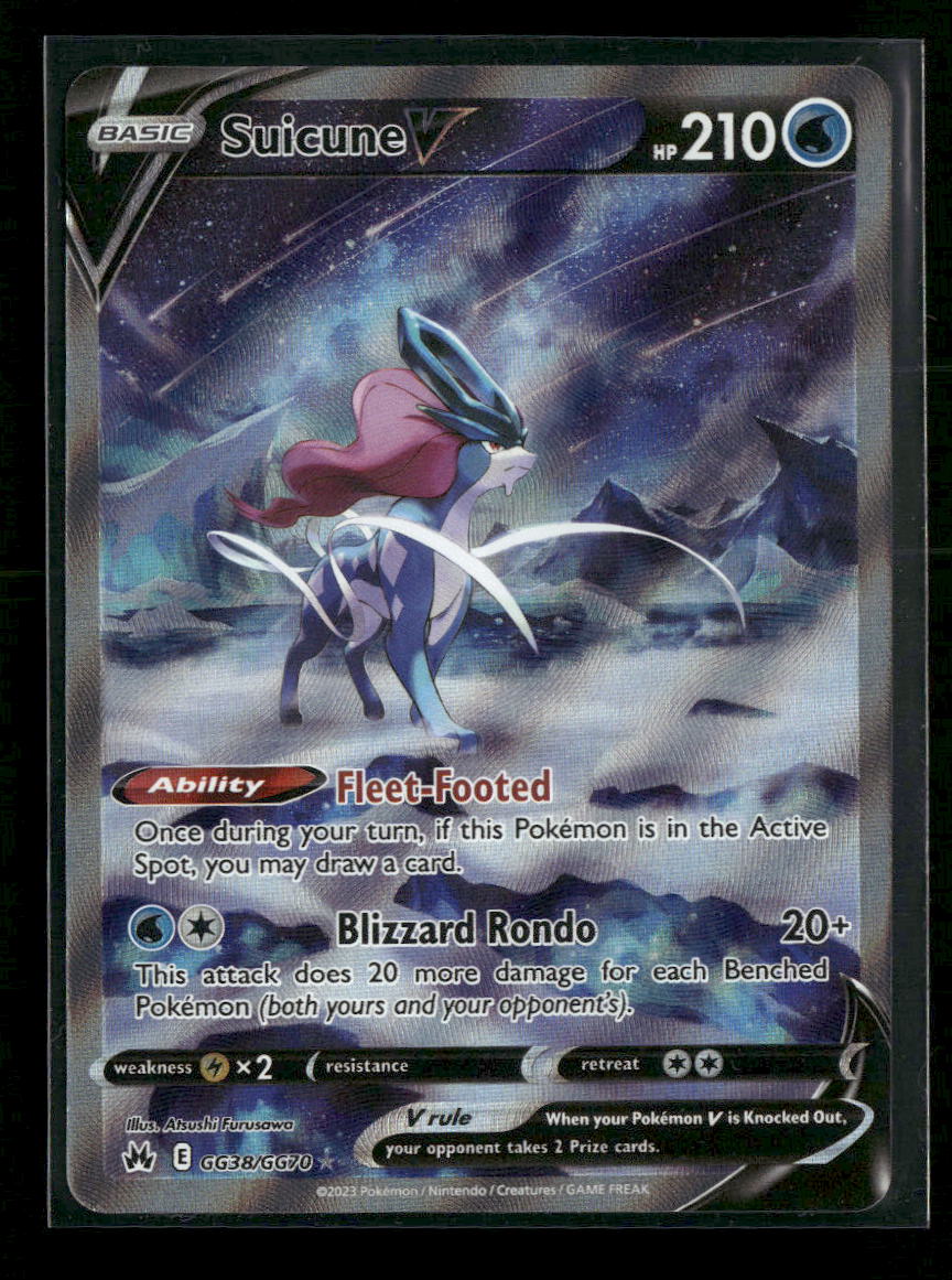 SWSH: Crown Zenith: Galarian Gallery Suicune V #GG38/GG70