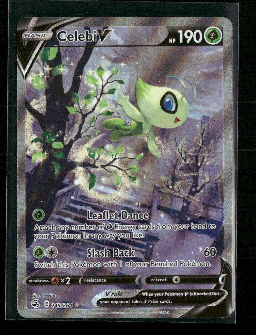 SWSH08: Fusion Strike Celebi V (Alternate Full Art) #245/264