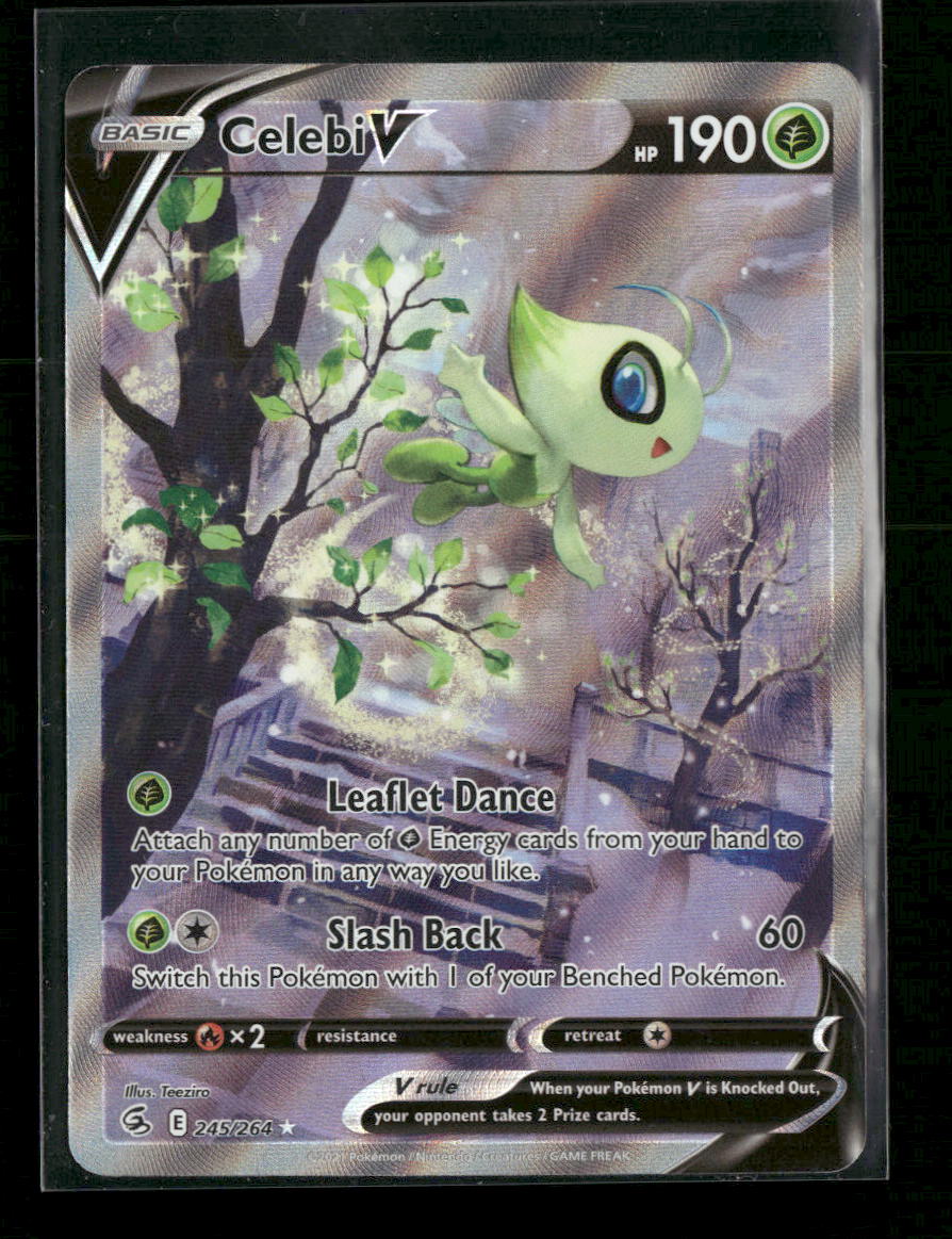 SWSH08: Fusion Strike Celebi V (Alternate Full Art) #245/264
