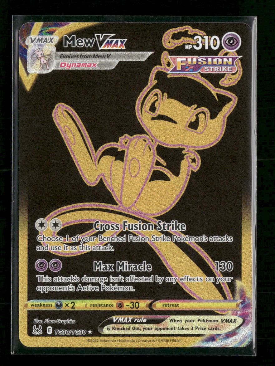 SWSH11: Lost Origin Trainer Gallery Mew VMAX (Secret) #TG30/TG30