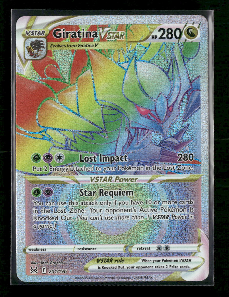 SWSH11: Lost Origin Giratina VSTAR (201) (Secret) #201/196