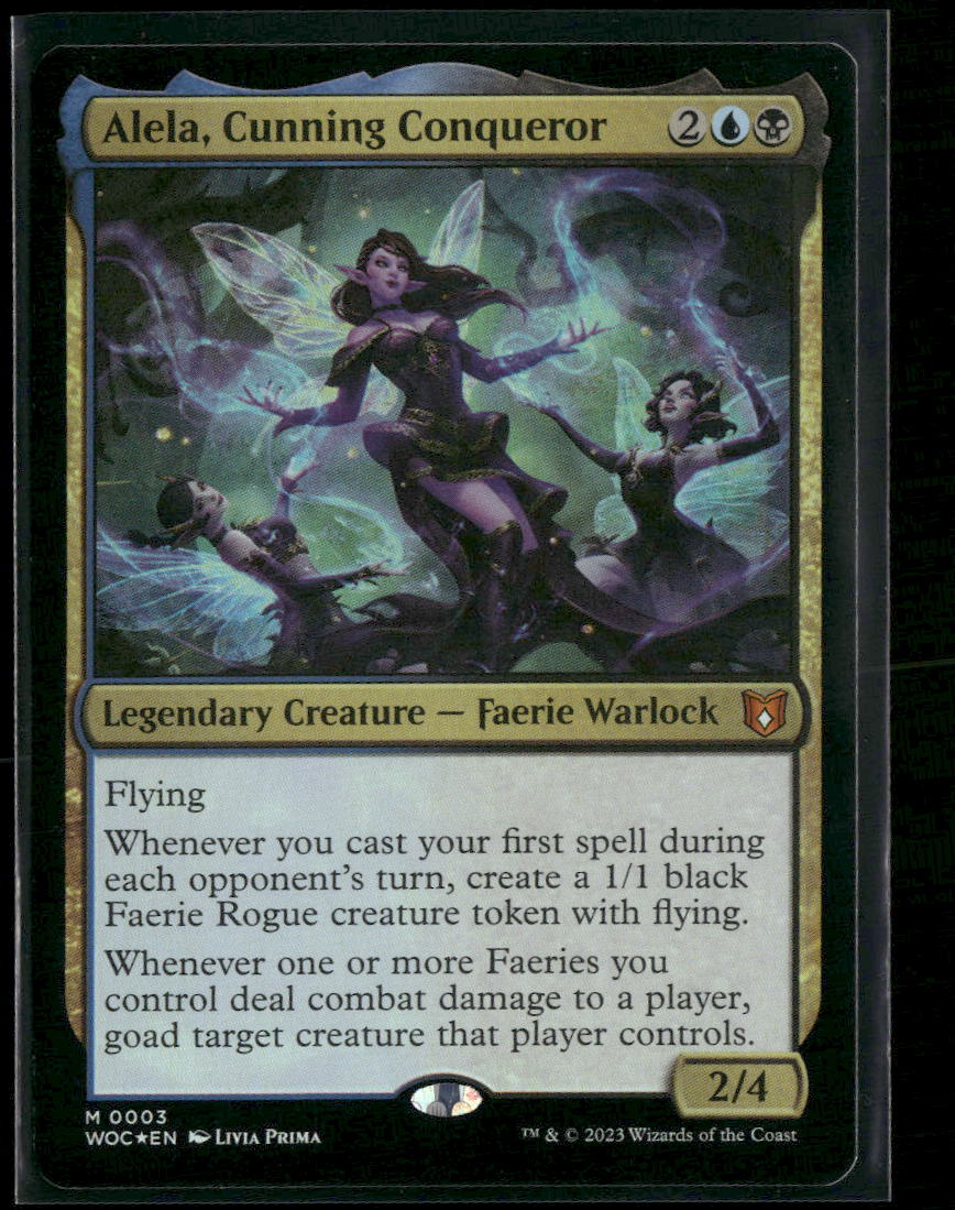 Commander: Wilds of Eldraine Alela, Cunning Conqueror Foil #3
