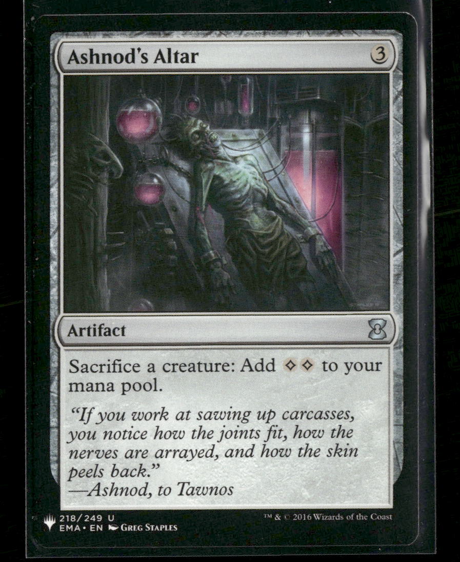 The List Reprints Ashnod's Altar #218