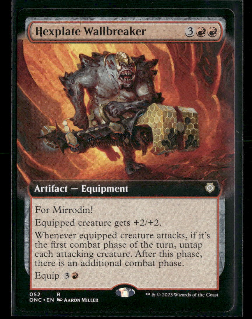 Commander: Phyrexia: All Will Be One Hexplate Wallbreaker (Extended Art) #52