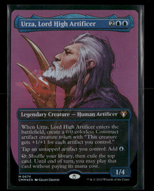 Commander Masters Urza, Lord High Artificer (Borderless) Foil #674