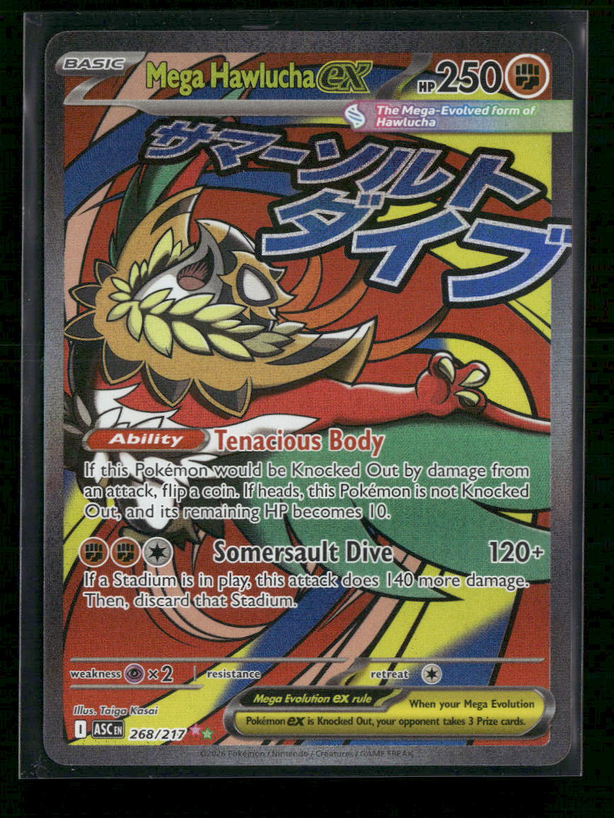 ME: Ascended Heroes Mega Hawlucha ex #268/217