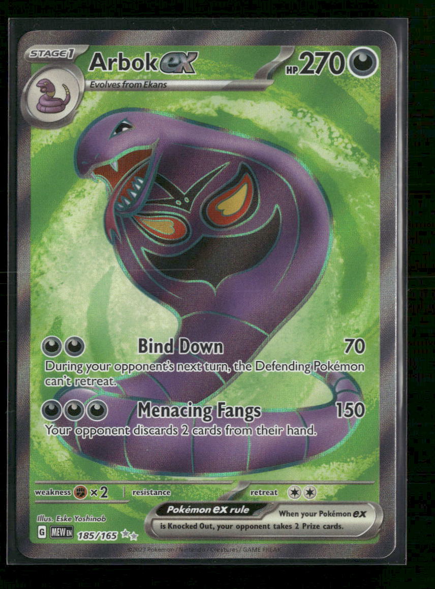 SV: Scarlet & Violet 151 Arbok ex #185/165