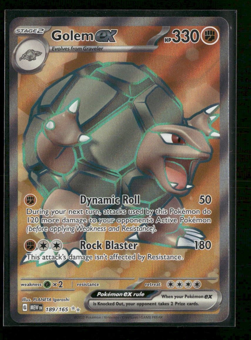 SV: Scarlet & Violet 151 Golem ex #189/165