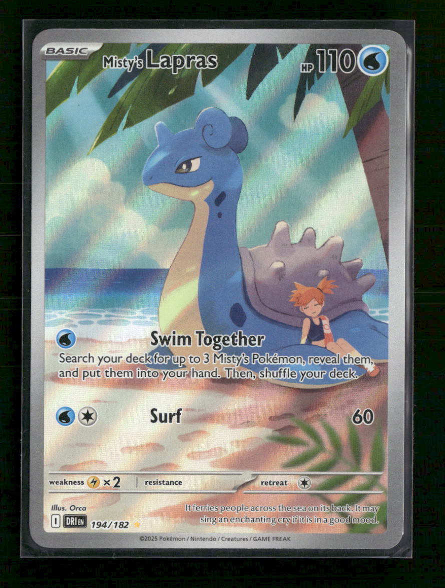 SV10: Destined Rivals Misty's Lapras #194/182