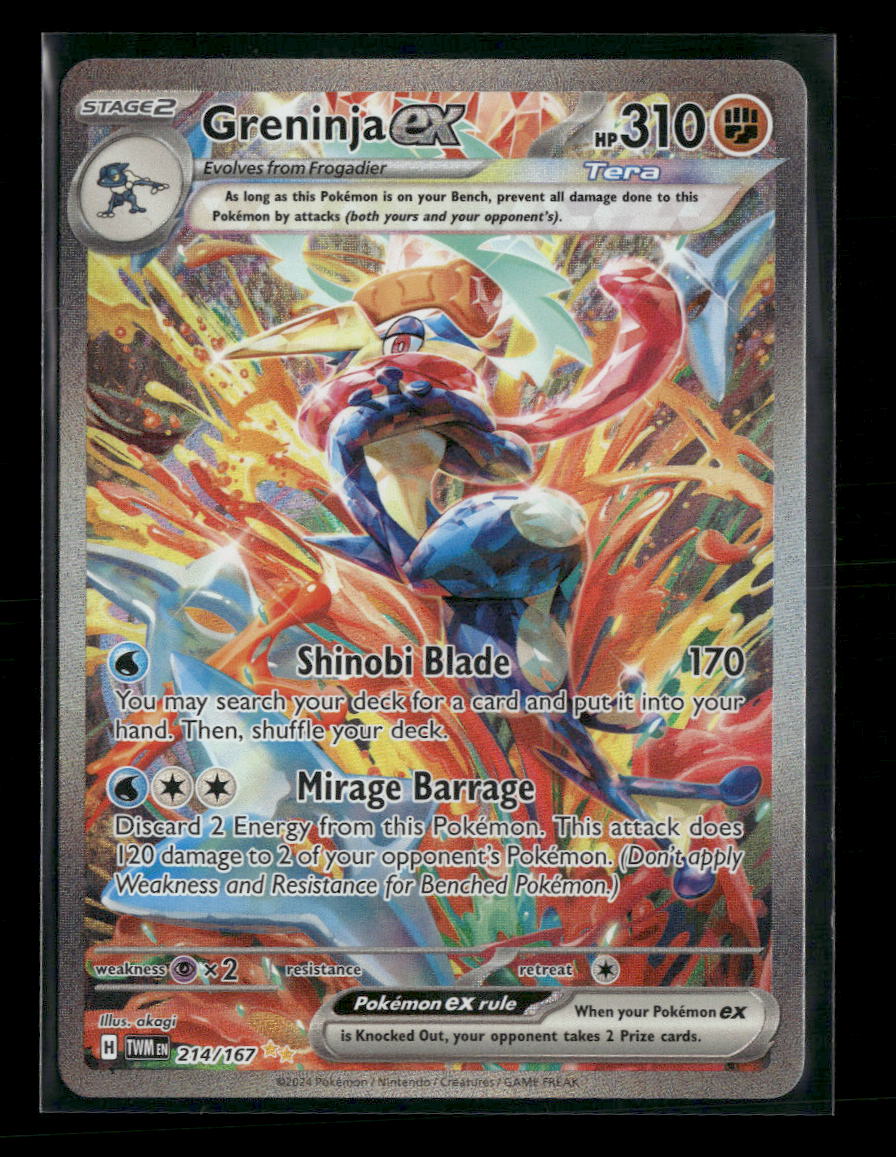 SV06: Twilight Masquerade Greninja ex #214/167