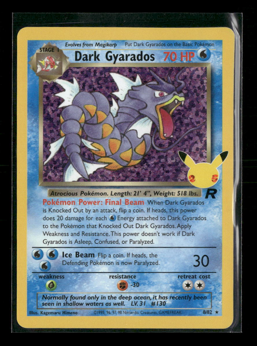 Celebrations: Classic Collection Dark Gyarados #8/82