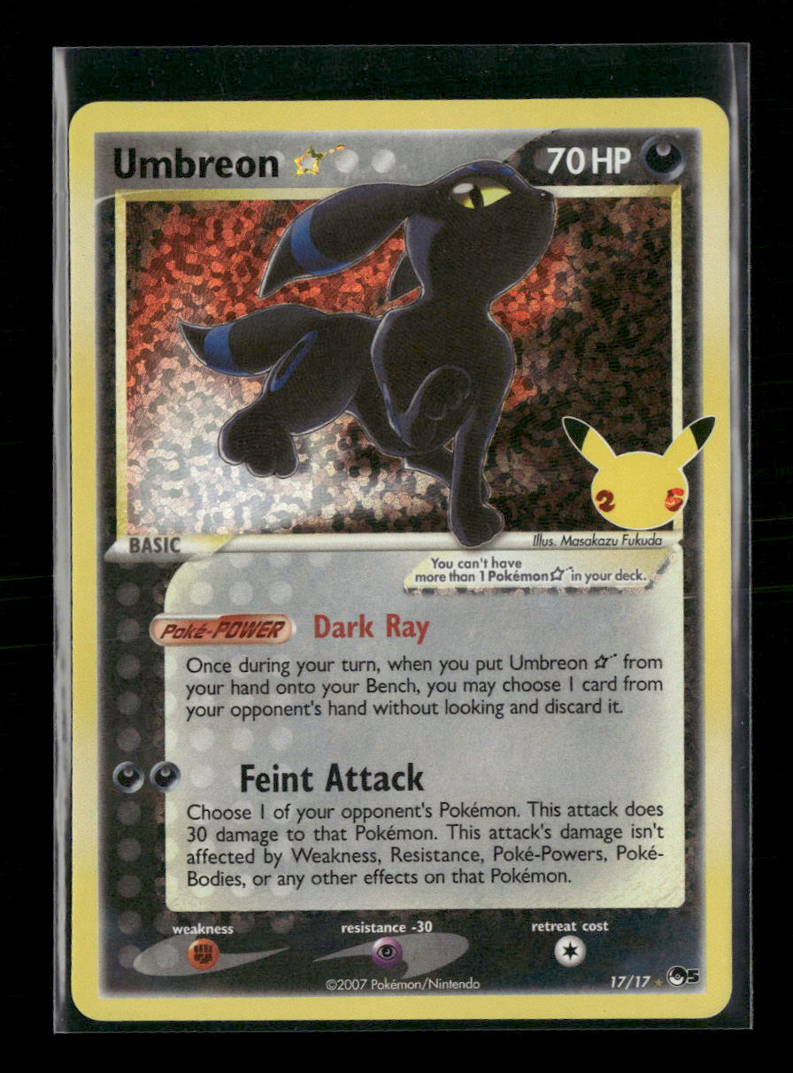 Celebrations: Classic Collection Umbreon Star #17/17