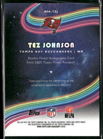 2025 Finest Rookie Finest Autographs Tez Johnson Auto #RFA-TZJ