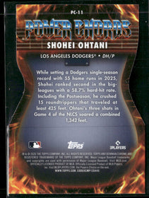 2026 Bowman Power Chords Shohei Ohtani #PC-11