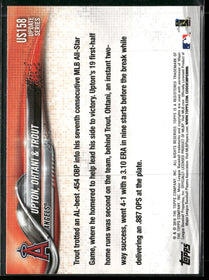 2018 Topps Update Next Stop, Stardom (J Upton / S Ohtani / M Trout) #US158