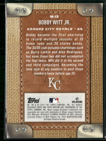 2025 Topps Pristine Monogram Bobby Witt Jr. #M-13