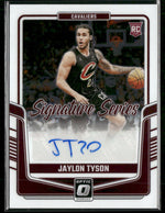 2024-25 Donruss Optic Signature Series Jaylon Tyson Auto #SS-JTY