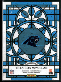 2025 Panini Mosaic Stained Glass Tetairoa McMillan #3