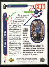 1995-96 Collector's Choice Platinum Player's Club Shaquille O'Neal #184