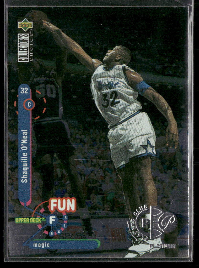 1995-96 Collector's Choice Platinum Player's Club Shaquille O'Neal #184