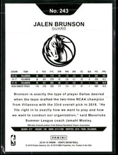 2018-19 Hoops Jalen Brunson Rookie #243