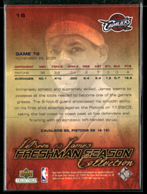 2004 Upper Deck Collectibles LeBron James Freshman Season LeBron James #16