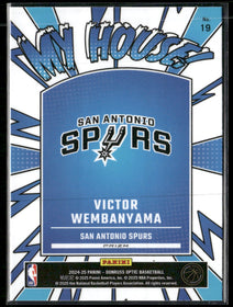 2024-25 Donruss Optic My House Purple Victor Wembanyama #19