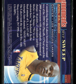 2000-01 Finest Finest Moments Shaquille O'Neal #FM-SO