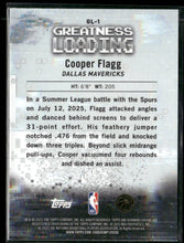 2025-26 Bowman Greatness Loading Cooper Flagg #GL-1