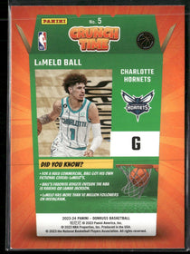 2023-24 Donruss Crunch Time Diamond LaMelo Ball #5