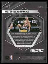 2024-25 Panini Mosaic Epic Performers Mosaic Victor Wembanyama #1