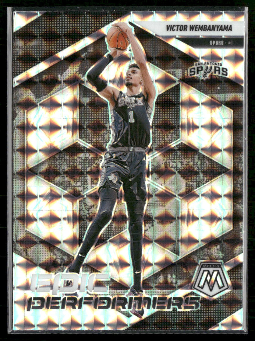 2024-25 Panini Mosaic Epic Performers Mosaic Victor Wembanyama #1