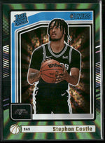 2024-25 Donruss Holo Green Laser Stephon Castle Rookie #244