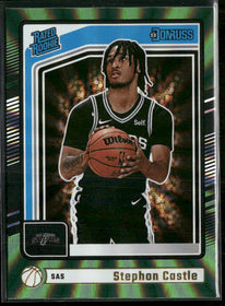 2024-25 Donruss Holo Green Laser Stephon Castle Rookie #244