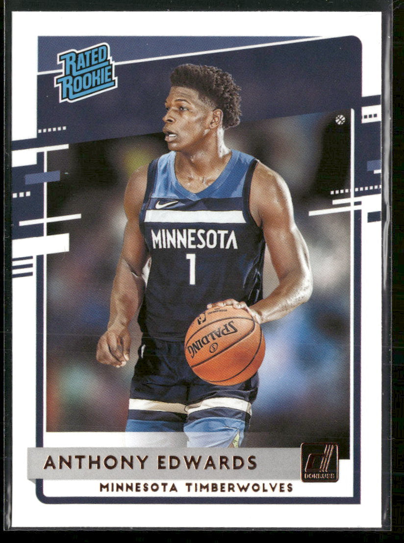 2020-21 Donruss Anthony Edwards Rookie #201
