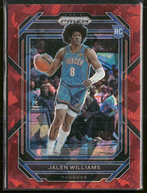 2022-23 Panini Prizm Prizms Red Ice Jalen Williams #246