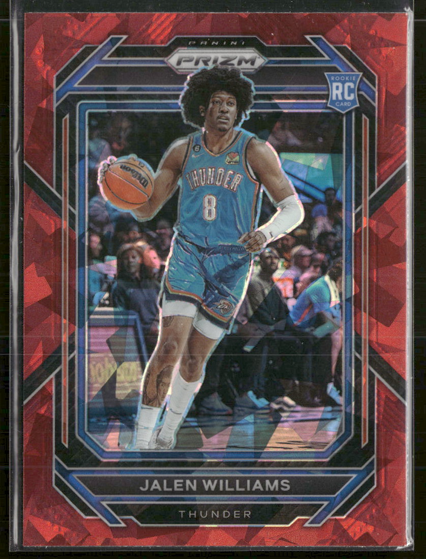 2022-23 Panini Prizm Prizms Red Ice Jalen Williams #246