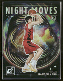 2025-26 Panini Donruss Night Moves Rookie Card Hansen Yang  #12