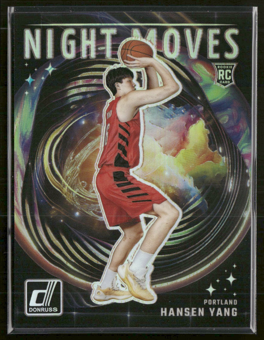 2025-26 Panini Donruss Night Moves Rookie Card Hansen Yang  #12
