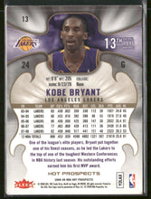2008-09 Fleer Hot Prospects Kobe Bryant #13