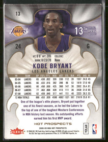 2008-09 Fleer Hot Prospects Kobe Bryant #13