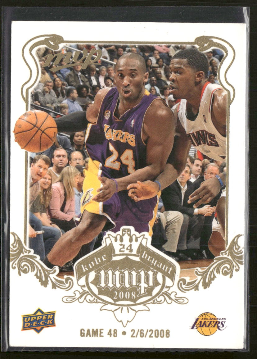2008-09 Upper Deck MVP White Board Kobe Bryant #48