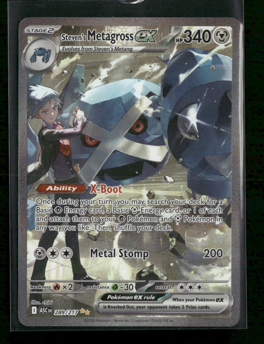 ME: Ascended Heroes Steven's Metagross ex #289/217