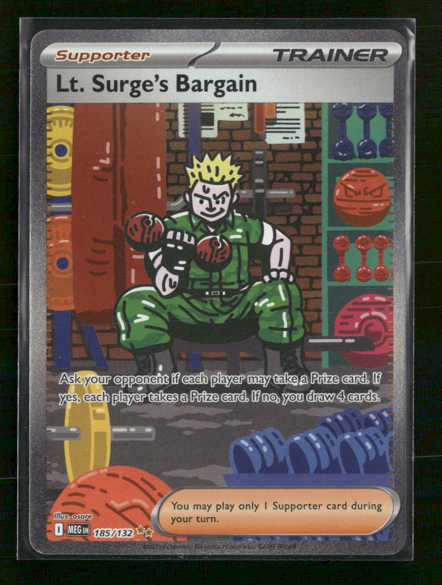 ME01: Mega Evolution Lt. Surge's Bargain #185/132