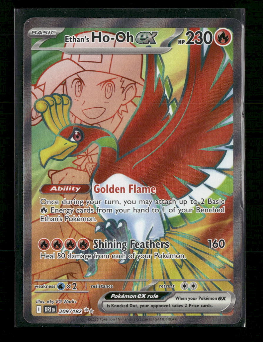 SV10: Destined Rivals Ethan's Ho-Oh ex #209/182