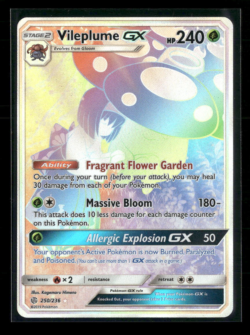 SM - Cosmic Eclipse Vileplume GX (Secret) #250/236