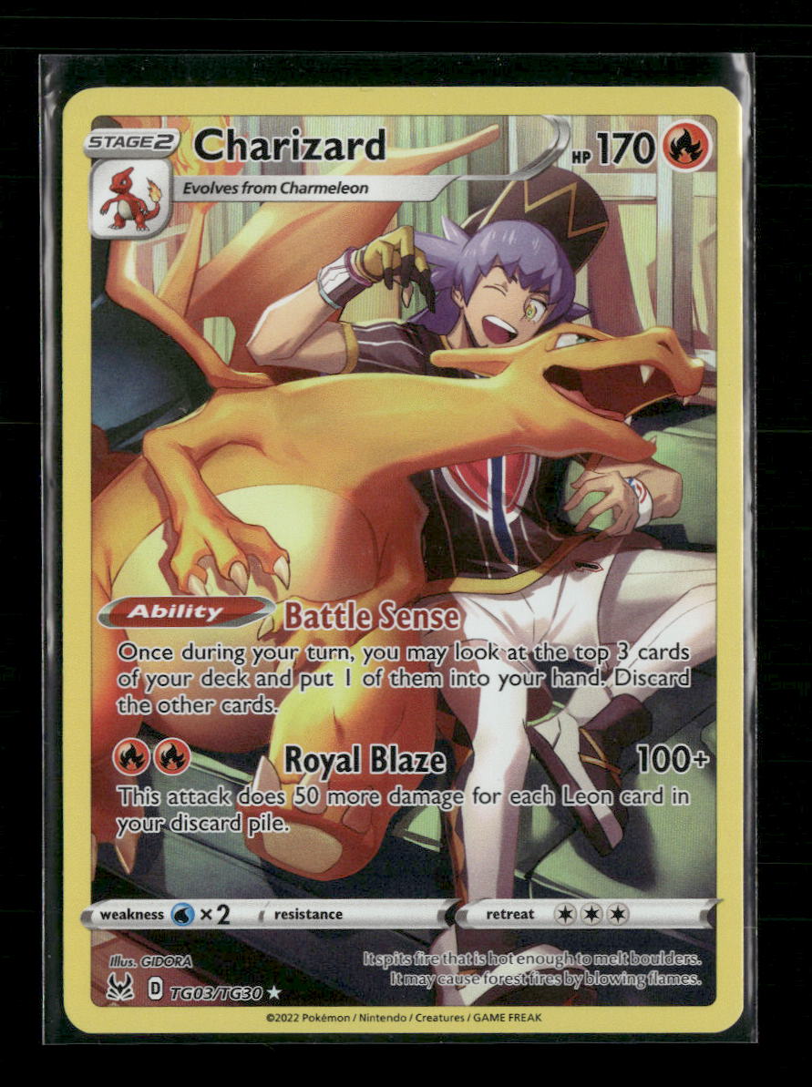 SWSH11: Lost Origin Trainer Gallery Charizard #TG03/TG30