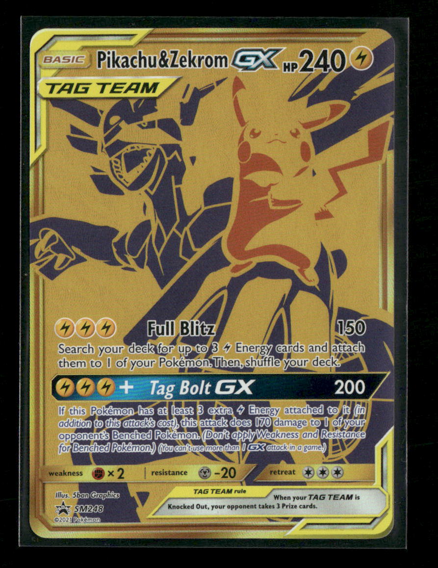 SM Promos Pikachu & Zekrom GX #SM248